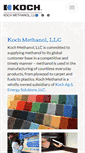 Mobile Screenshot of kochmethanol.com